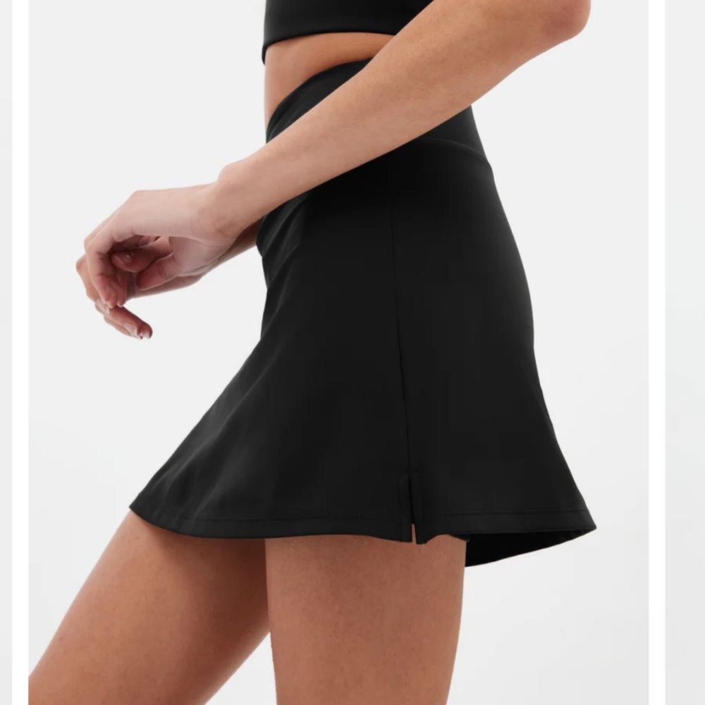 Girlfriend Collective Black Sport Skort - Picture 3 of 4